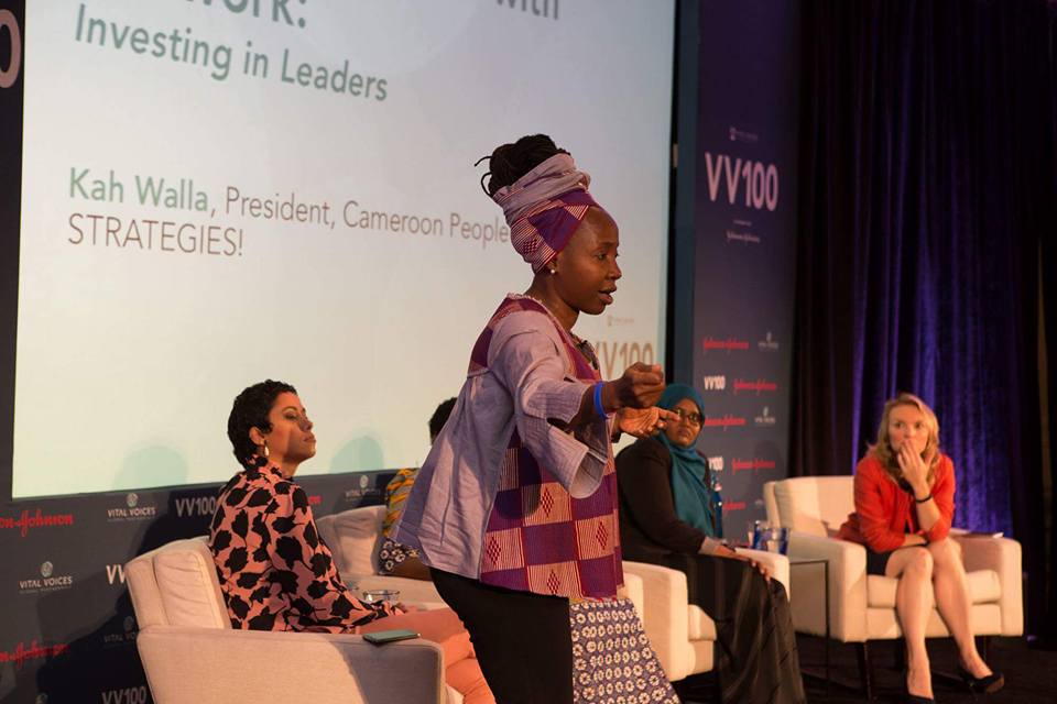 Kah Walla Speaks on Investing in Women Leaders at the Vital Voices VV100 Conference